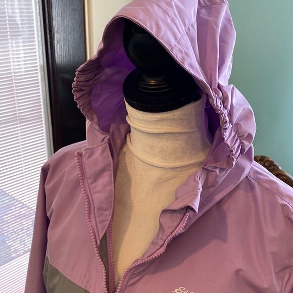 Girls size 14-16 lite weight wind breaker zipper front by Eddie Bauer - Picture 5 of 9